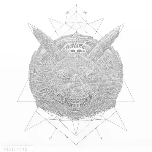 hombro entero derecho, hombre, solo el contorno disimulado de Totoro, pink floyd, dark side of the moon prisma. sin mont tattoo design idea