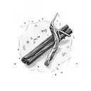 one cinnamon stick without anything else tattoo design idea