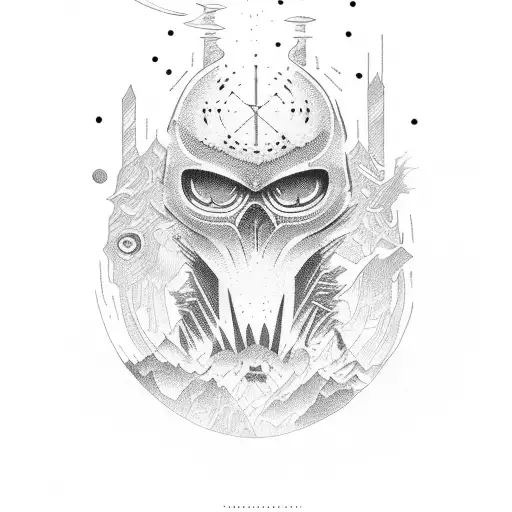 outer wilds game tattoo design idea