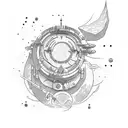outer wilds game tattoo design idea