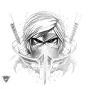 Mikasa Ackerman, Attack on Titan tattoo design idea