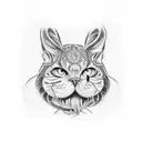 number 7  tattoo design idea