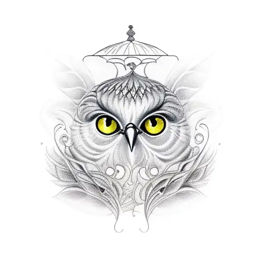 open detail birdcage with bird escaping from it tattoo design idea