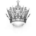 Lebron James Crown tattoo design idea