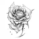 rose, marigold, daisy, daffodil  tattoo design idea