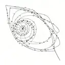 time is a vortex tattoo design idea