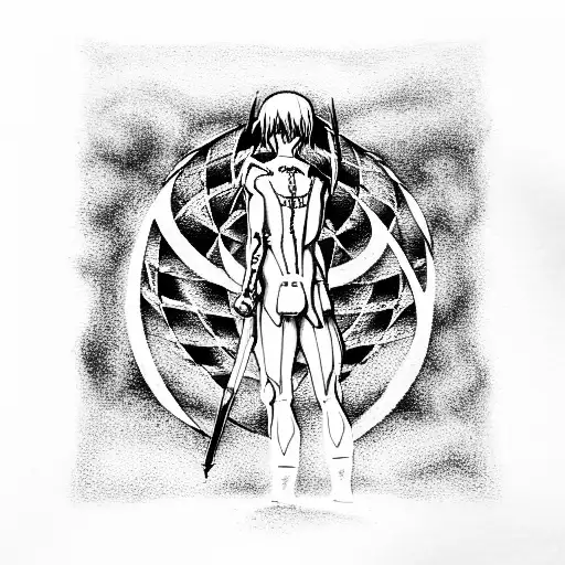 titan from attack on titan tattoo design idea