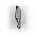 Kitchen Knife and Woodworking Chisel tattoo design idea