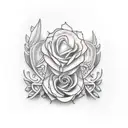 Kitchen Knife and Woodworking Chisel tattoo design idea