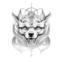 Cerberus tattoo design idea