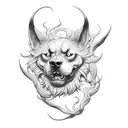 Cerberus tattoo design idea