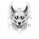 Cerberus tattoo design idea