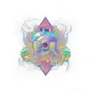 karma cards  tattoo design idea