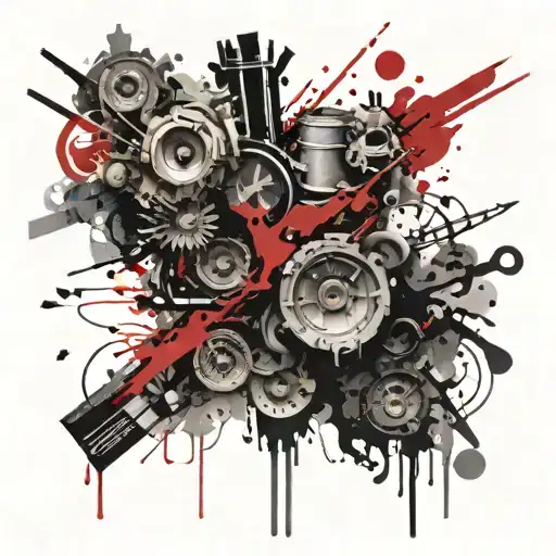 names hidden within tattoo design idea
