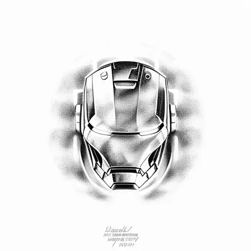 ironman tattoo design idea