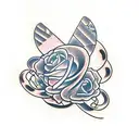 straight razor tattoo design idea