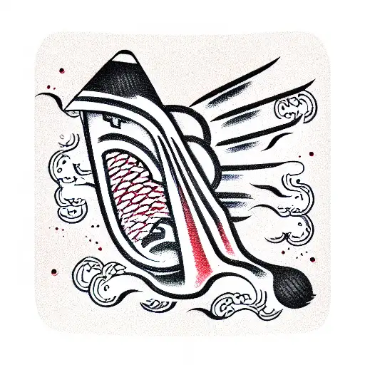 emblem of email marketer tattoo design idea