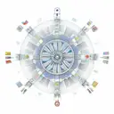 Dharma wheel tattoo design idea