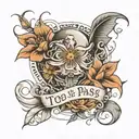 "this too shall pass" tattoo design idea