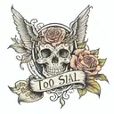 "this too shall pass" tattoo design idea