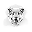 Design a dotwork tattoo featuring a WSU Cougars football player with a dog by their side tattoo design idea