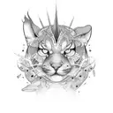 number 7 tattoo design idea