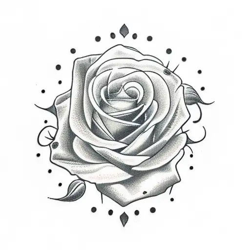the name GIANNA with roses and thorns tattoo design idea