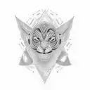 GIANNA in calligraphy  tattoo design idea