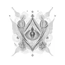 GIANNA in calligraphy  tattoo design idea