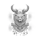 hustlers ambition  tattoo design idea