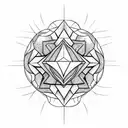 trans symbol tattoo design idea