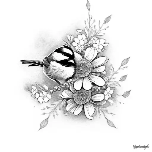 Keith Groves chickadee bird tattoo Artistic Ink | smoochydeaux2 | Flickr