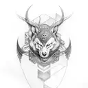 ragnar back sleeve tattoo design idea