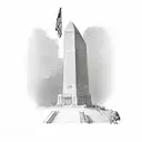 washington monument tattoo design idea