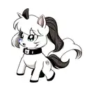 Little pony tattoo design idea
