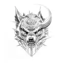 Lobo apex  tattoo design idea