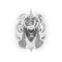 Hades tattoo design idea