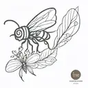 fireflies tattoo design idea