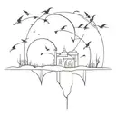 tomb of fireflies tattoo design idea