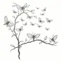 tomb of fireflies tattoo design idea