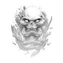 3 fist tattoo design idea