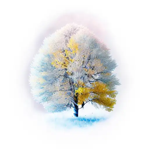 aspen tree tattoo design idea