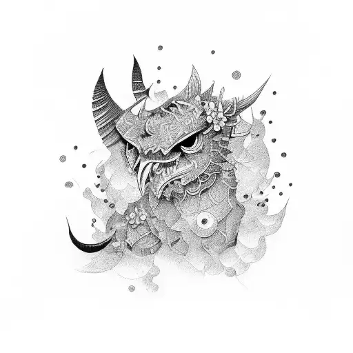 bricks tattoo design idea