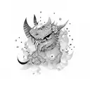 bricks tattoo design idea