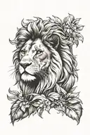 lion king tattoo design idea