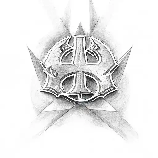 Los Angeles Angels team tattooo tattoo design idea