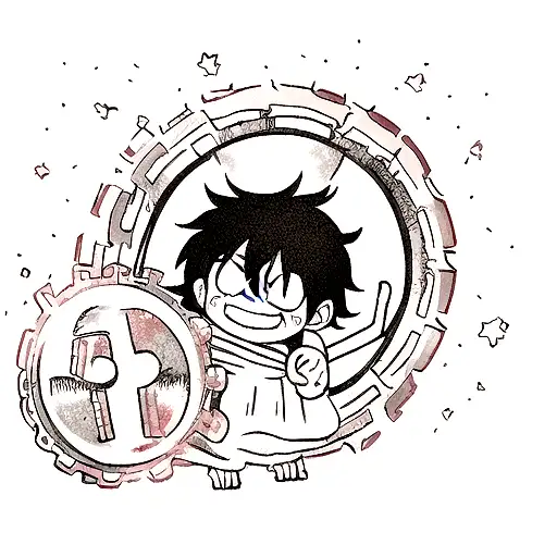 gear 5 luffy tattoo design idea