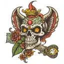 fuck bitches get money  tattoo design idea
