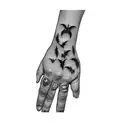 bats on a hand tattoo design idea