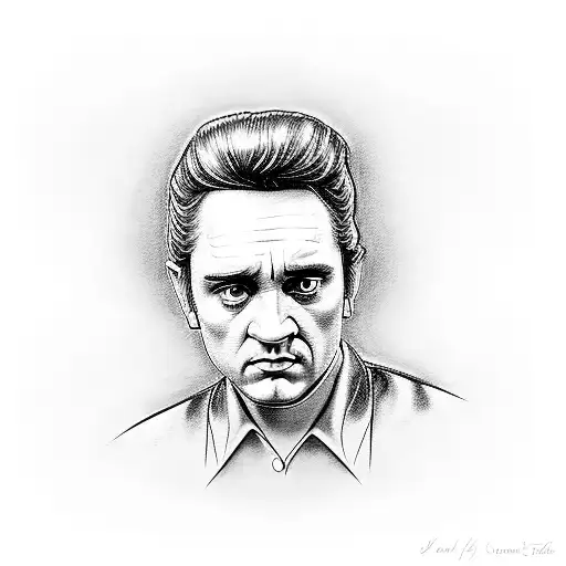 johnny cash face and Elvis Presley faces and notes from i'm Forrest .. Forrest gump tattoo design idea
